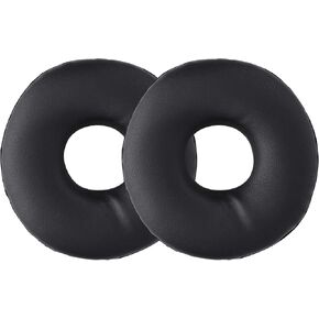 kwmobile Ear Pads Compatible with Logitech H390 / H600 Earpads - 2X Replacement for Headphones - Black
