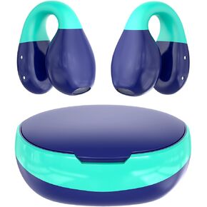 سماعات أذن Langsdom ClipBuds Kids بلوتوث 5.3 للأطفال مع ميكروفون، سماعات رأس مريحة ملائمة للأذن المفتوحة، سماعات أذن لاسلكية آمنة بقدرة 85 ديسيبل، عمر بطارية 30 ساعة مع حقيبة شحن in Kuwait