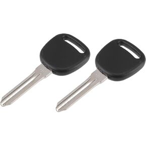 X AUTOHAUX Replacement Uncut Transponder Chip Key Chipped Ignition Key Fob for Chevrolet for GMC for Saturn with 46 Chip 2pcs