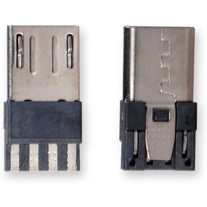 Micro USB Male Port Connector, Conwork 10-Pack Straight Jack Solder Micro-USB Repair Replacement Adapter