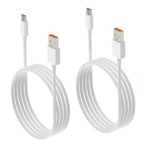 6A for Xiaomi Charger Cable 120W Hypercharge Turbo Type C Fast Charging Cable for Xiaomi 13 12 12t 12s Pro Lite Redmi Note K60 K50 11 11s 12 Plus Poco X5 F5 F4 X4 Gt Black Shark 5 3.3ft/6.6ft Cord