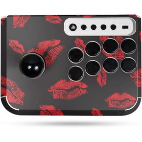 غلاف ألعاب متوافق مع Hori Fighting Stick Mini (PS5، PS4، PC) - Kiss Me - غطاء لاصق واقٍ من الفينيل 3M ممتاز - سهل الاستخدام | صُنع في الولايات المتحدة الأمريكية بواسطة MightySkins