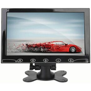 Portable 10.1 inch CCTV Security Monitor 1024x600 HDMI Mini TV Screen HDMI VGA BNC USB Input for PS4 DSLR PC Gaming