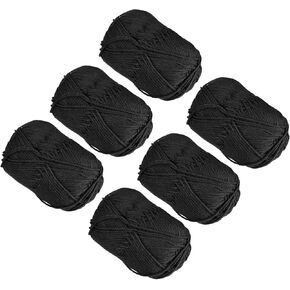 Acrylic Yarn(50g/1.76oz) 6Pcs, Acrylic Soft Crochet Yarns - for Knitting and Crocheting DIY Craft Project, Olive Green