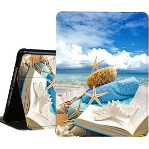 TPU Case for iPad Mini 4 / iPad Mini 5 (5th Generation 2019), Auto Sleep/Wake with Apple Pencil Holder [Anti Fingerprint][Anti Dirt][Waterproof][Anti Scratch] Case Cover (Country Garden)