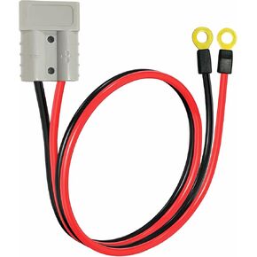 Waterproof Anderson 50A connector, Anderson Jumper Cable Plug Connector kit, Battery Quick Connect/Disconnect, 8AWG 30cm Cable, Can Be Used For Car, Truck, RV, Outdoor Cable connection. (Ads FS)