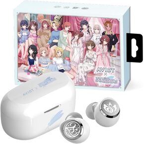 AVIOT The IDOLM@STER SHINY COLORS TE-D01v-ISN,Officially Licensed(Exclusive Edition) Sepcial Package,Desgin,Japanese Sepcial Voice,Noise Cancelling Earbuds, Bass Earbuds (Nightfall Model)