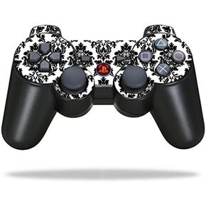 MightySkins Skin Compatible with Sony Playstation 3 PS3 Controller wrap Sticker Skins Vintage Damask