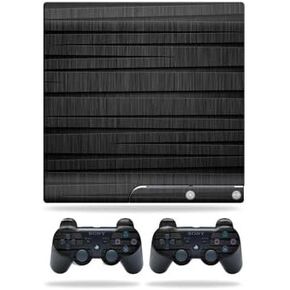 MightySkins Skin Compatible with Sony Playstation 3 Slim Console wrap Sticker Skins Carved Wood