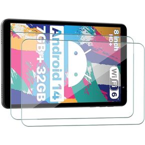 2 Pack Screen Protector for Umidigi G1 Tab Mini 8.0 Inch Tempered Glass with HD Clarity, 9H Scratch Resistance Bubble-Free Installation For Umidigi G1 Tab Mini 8.0 inch (Clear)