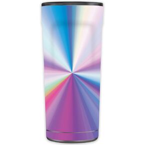 MightySkins Skin Compatible with OtterBox Elevation Tumbler 20 oz - Rainbow Zoom | Protective, Durable, and Unique Vinyl Decal wrap Cover | Easy to Apply, Remove, and Change Styles | Made in The USA