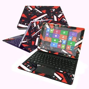 MightySkins Skin Compatible with Samsung Galaxy Book 10.6" - Ghost of A Soldier | Protective, Durable, and Unique Vinyl Decal wrap Cover | Easy to Apply, Remove, and Change Styles | Made in The USA