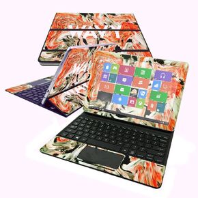 MightySkins Skin Compatible with Samsung Galaxy Book 10.6" - Wavy | Protective, Durable, and Unique Vinyl Decal wrap Cover | Easy to Apply, Remove, and Change Styles | Made in The USA