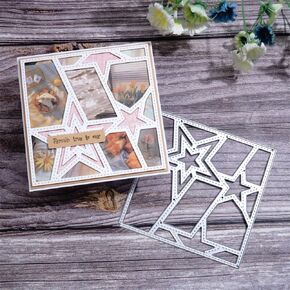 Kokorosa Scrapbooking Die-Cuts,Butterfly Invitation Cutting Dies,Metal Cutting Dies for Crafts,Cut Dies for Card Making Suitable for Party,Wedding,Holiday…(10.0 x 5.5 in)