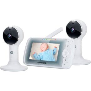 Motorola Connect60 by Hubble Connected Video Baby Monitor - 5" Parent Unit and 1080p Wi-Fi Viewing for Baby, Elderly, Pet - 2-Way Audio, Night Vision, Digital Zoom, Hubble App