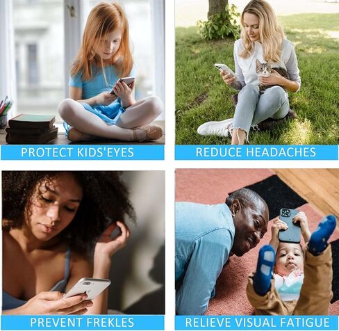 2 pack Anti Blue Light Tempered Glass Screen Protector for Samsung Galaxy S24 Plus. Eye Protection Tempered Glass Film,No Bubbles,9H, HD, Blue Light Blocking Film for Galaxy S24 Plus 6.7" in Saudi Arabia