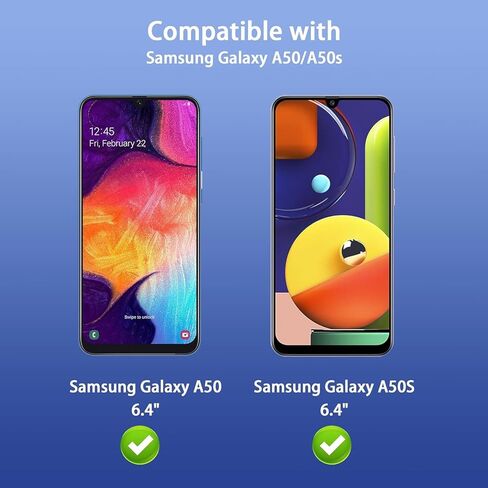 YMO 2 Pack لهاتف Samsung Galaxy A50/A50s/A30/A30s/A40s واقي شاشة للخصوصية، طبقة حماية للشاشة من الزجاج المقسى بصلابة 9H لهاتف Samsung A50/A50s، سهل التركيب، خالي من الفقاعات، مضاد للخدش in Kuwait