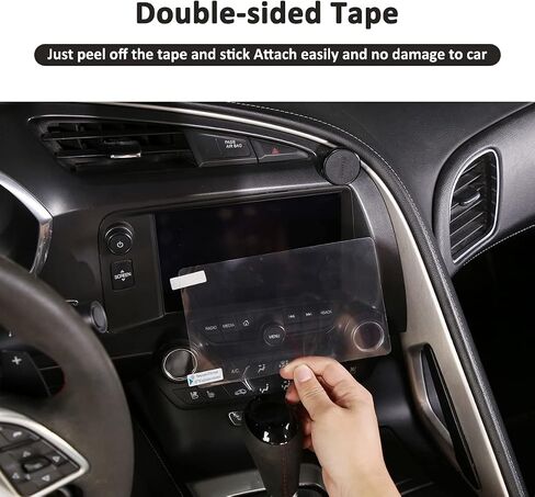 Navigation Screen Protector for Chevrolet Corvette C7 2014-2019 Car GPS Tempered Glass Center Touch Screen Display Touchscreen Protective Film in Saudi Arabia
