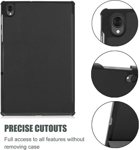 ProCase for Lenovo Tab K10 2021/M10 FHD Plus Case 10.3 Inch (2020 2nd Gen), Slim Smart Cover Stand Hard Shell Case for 10.3" Tab K10 TB-X6C6L TB-X6C6F TB-X6C6X/M10 Plus FHD TB-X606F TB-X606X –Black in Saudi Arabia