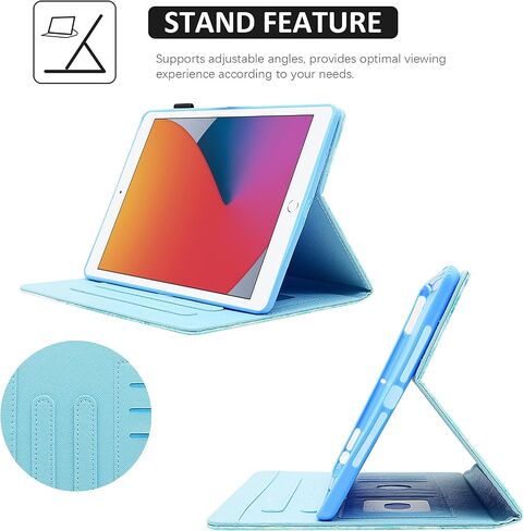 Case for iPad 6th/5th Generation 9.7 inch 2018/2017, Premium PU Leather Folio Stand Cover Case for iPad 9.7 inch/iPad Pro 9.7/iPad Air 2/Air 1, Flowers in Saudi Arabia