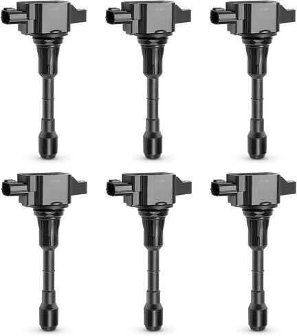 UF592 Ignition Coil Pack Compatible with BMW 128i 325Ci 328i 330Ci 335i 525i 528i 530i 535i 545i 550i 650i 745Li 750i 760i X3 X5 X6 M5 M6 Z4 Mini Cooper Replaces#C1638 12137594937(set of 6) in Saudi Arabia