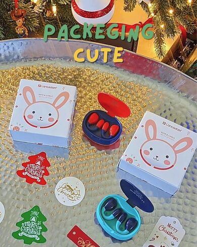 سماعات أذن Langsdom ClipBuds Kids بلوتوث 5.3 للأطفال مع ميكروفون، سماعات رأس مريحة ملائمة للأذن المفتوحة، سماعات أذن لاسلكية آمنة بقدرة 85 ديسيبل، عمر بطارية 30 ساعة مع حقيبة شحن in Kuwait