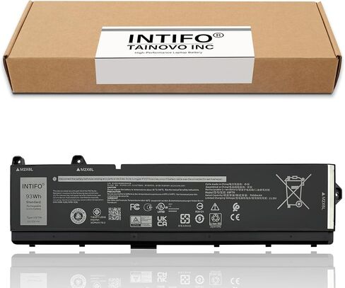 بطارية الكمبيوتر المحمول 93Wh X9FTM متوافقة مع Dell Precision 7770 7670 7780 7680 Series Notebook 05JMD8 5JMD8 0965V4 965V4 RCVVT 0NWDC0 NWDC0 0X26RT X26RT [11.55V 7650mAh 6-Cell] in Kuwait