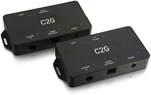 C2G Legrand USB Extender Dongle, USB Superbooster Signal Extender, RJ45 to USB Receiver Signal Booster, Black, 1 Count, C2G 29341 in Kuwait