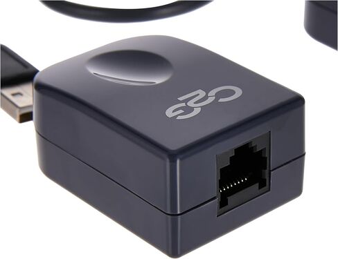 C2G Legrand USB Extender Dongle, USB Superbooster Signal Extender, RJ45 to USB Receiver Signal Booster, Black, 1 Count, C2G 29341 in Kuwait