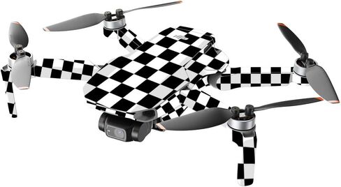 MightySkins Compatible with DJI Mini 2 Portable Drone - Eyes and Teeth | Protective, Durable, and Unique Vinyl Decal wrap Cover | Easy to Apply, Remove, and Change Styles | Made in The USA in Kuwait