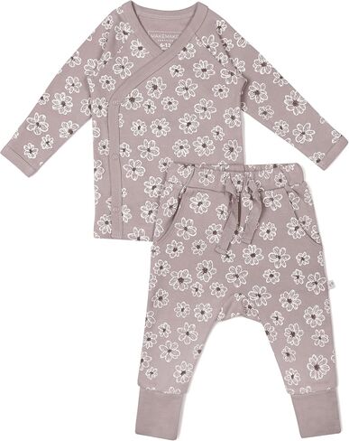 MakeMake Organics GOTS Organic Cotton Kimono Harem Pants Set Separates Baby Boy Girl in Saudi Arabia