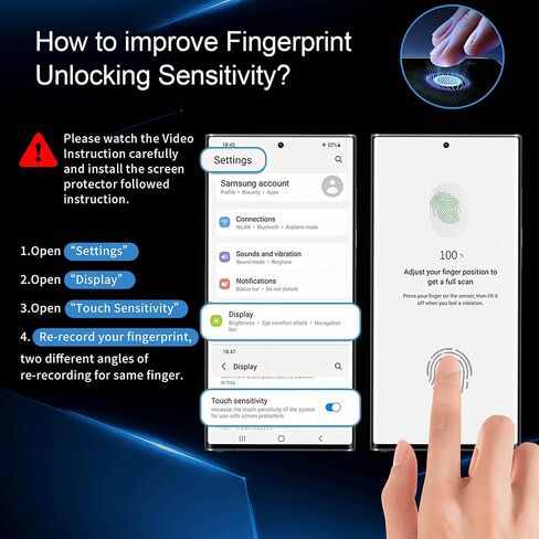 2 Pack for Samsung Galaxy S24 Ultra Privacy Screen Protector, [Automatic Sticking] 9H Full Coverage S24 Ultra Screen Tempered Glass Anti-Spy Bubble Free Case Friendly in Saudi Arabia
