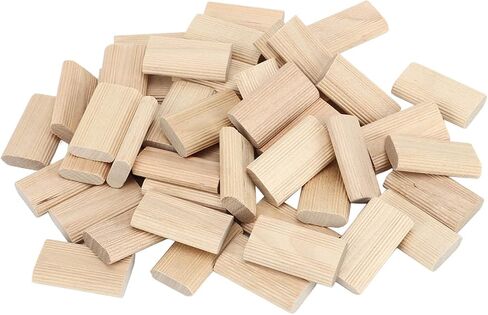 50Pcs Domino Tenon Beech Wood 8x40mm Loose Tenons Woodworking Accessory for Positioning Furniture DIY in Saudi Arabia