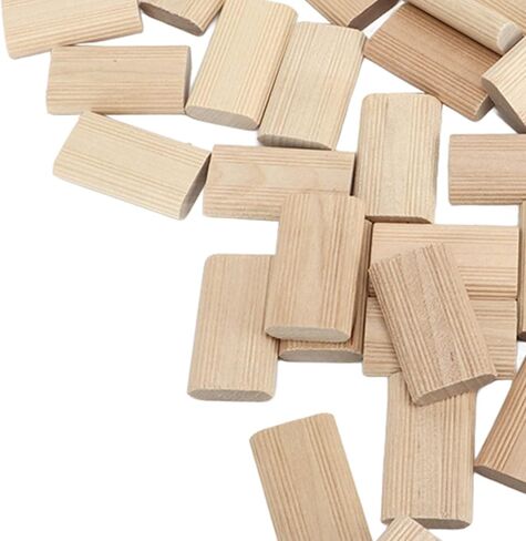 50Pcs Domino Tenon Beech Wood 8x40mm Loose Tenons Woodworking Accessory for Positioning Furniture DIY in Saudi Arabia