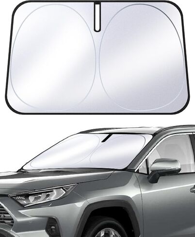 Sun Shade Front Windshield Compatible with Ford Explorer New 2024 2023 2022 2021 2020, Custom Fit SUV, ST XLT, Limited, Platinum Car Window Sunshade Cover Visor in Saudi Arabia