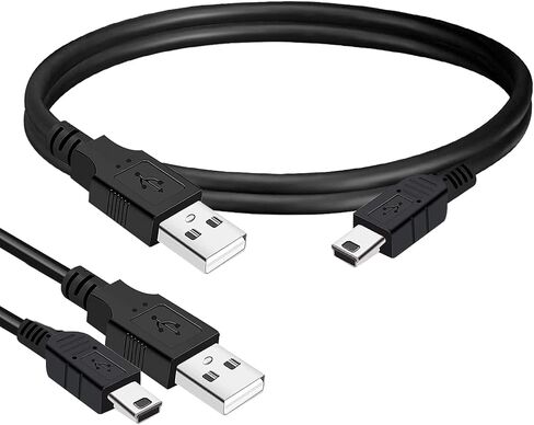 BRENDAZ Mini USB Cable 15ft., Durable USB Mini to USB Charging Cord & Data Transfer Compatible with GoPro HERO4 Hero 3+, Garmin GPS, TI-84 Plus, TI84 Calculator, Dash Cam, DSLR Camera, USB Mic. in Kuwait