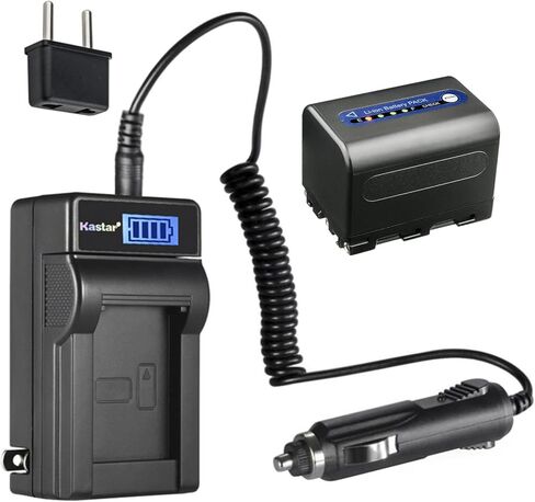 بطارية Kastar NP-QM71D وشاحن تيار متردد LCD متوافق مع Sony CCD-TRV20، CCD-TRV22، CCD-TRV23، CCD-TRV24، CCD-TRV25، CCD-TRV30، CCD-TRV33، CCD-TRV38، CCD-TRV39 ، سي سي دي-TRV40، سي سي دي-TRV50 in Saudi Arabia