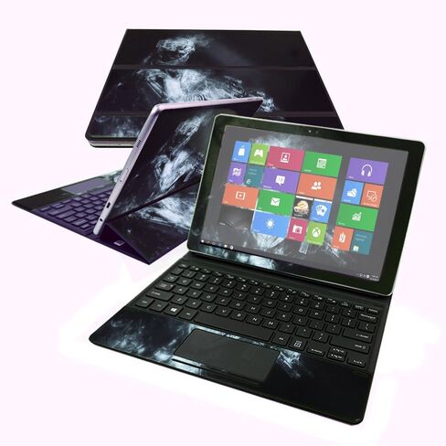 MightySkins Skin Compatible with Samsung Galaxy Book 10.6" - Ghost of A Soldier | Protective, Durable, and Unique Vinyl Decal wrap Cover | Easy to Apply, Remove, and Change Styles | Made in The USA in Saudi Arabia