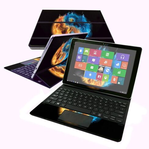 MightySkins Skin Compatible with Samsung Galaxy Book 10.6" - Ghost of A Soldier | Protective, Durable, and Unique Vinyl Decal wrap Cover | Easy to Apply, Remove, and Change Styles | Made in The USA in Saudi Arabia