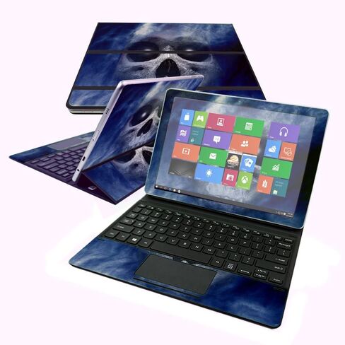 MightySkins Skin Compatible with Samsung Galaxy Book 10.6" - Ghost of A Soldier | Protective, Durable, and Unique Vinyl Decal wrap Cover | Easy to Apply, Remove, and Change Styles | Made in The USA in Saudi Arabia