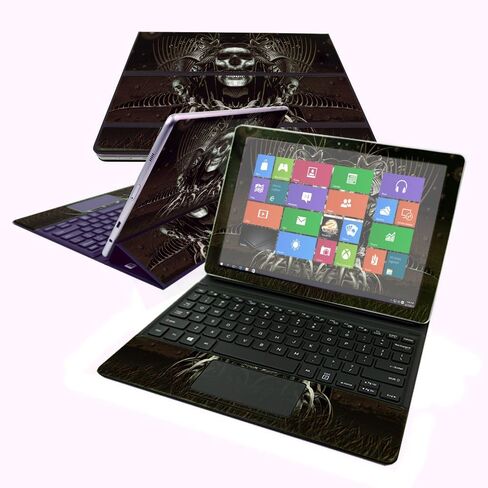 MightySkins Skin Compatible with Samsung Galaxy Book 10.6" - Ghost of A Soldier | Protective, Durable, and Unique Vinyl Decal wrap Cover | Easy to Apply, Remove, and Change Styles | Made in The USA in Saudi Arabia