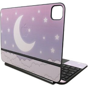 Skin Compatible with Apple Magic Keyboard for iPad Pro 11‑inch (M4) 2024 - Black Zebra - Premium 3M Vinyl Protective Wrap Decal Cover - Easy to Apply | Crafted in The USA by MightySkins
