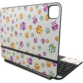 Skin Compatible with Apple Magic Keyboard for iPad Pro 11‑inch (M4) 2024 - Owls - Premium 3M Vinyl Protective Wrap Decal Cover - Easy to Apply | Crafted in The USA by MightySkins