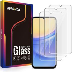 [3-Pack] Screen Protector for Samsung Galaxy A15 5G / A15 Tempered Glass, Bubble Free, Easy to Install, 9H Hardness