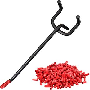 2in Pegboard Hooks for Hanging - 50Pcs Peg Board Organizer Accessories Fit New Metal Peg Board Storge Tool