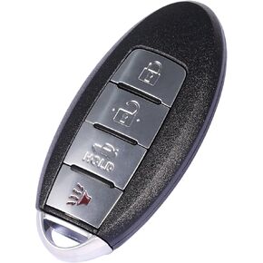 TOP-VIGOR Keyless Entry Remote Key Fob Replacement 433MHz Compatible with Nissan Altima Maxima 2016 2017 2018, 4A Chip 4 Button for KR5S180144014 IC: 7812D-S180204