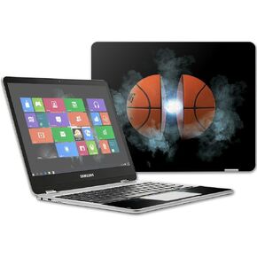 MightySkins Skin Compatible with Samsung Chromebook Plus 12.3"(2017 - Basketball Orb | Protective, Durable, and Unique Vinyl wrap Cover | Easy to Apply, Remove, and Change Styles | Made in The USA