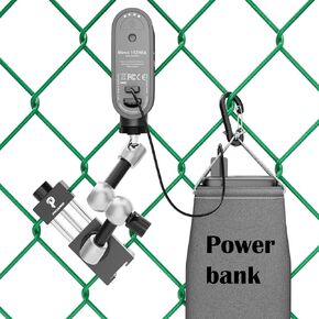 حامل سياج لجهاز Mevo Start والهواتف وGoPro وكاميرات الحركة الأخرى، حامل سياج هاتف قابل للتعديل متعدد النقاط لألعاب البيسبول والكرة اللينة وألعاب التنس (M2) in Kuwait