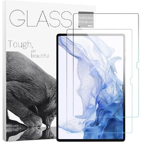 【2 Pack】 Tempered Glass Screen Protector Guard Film for 11-inch Galaxy Tab S8 2022 (SM-X700/X706) / Galaxy Tab S7 2020 (SM-T870/T875/T878),9H Hardness Bubble Free HD Clear Anti-Scratch