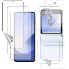 [3 Sets 12PCS Matte Screen Protector for Z Flip 5,Soft TPU Film Ultra-Thin Anti-Glare Screen Protectors for Samsung Galaxy Z Flip 5 2023